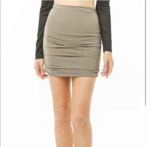 Ruched Mini Skirt